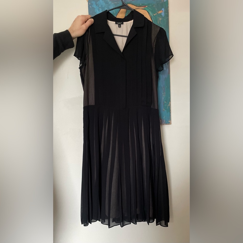 Y2K Silk Lined Pleated dress